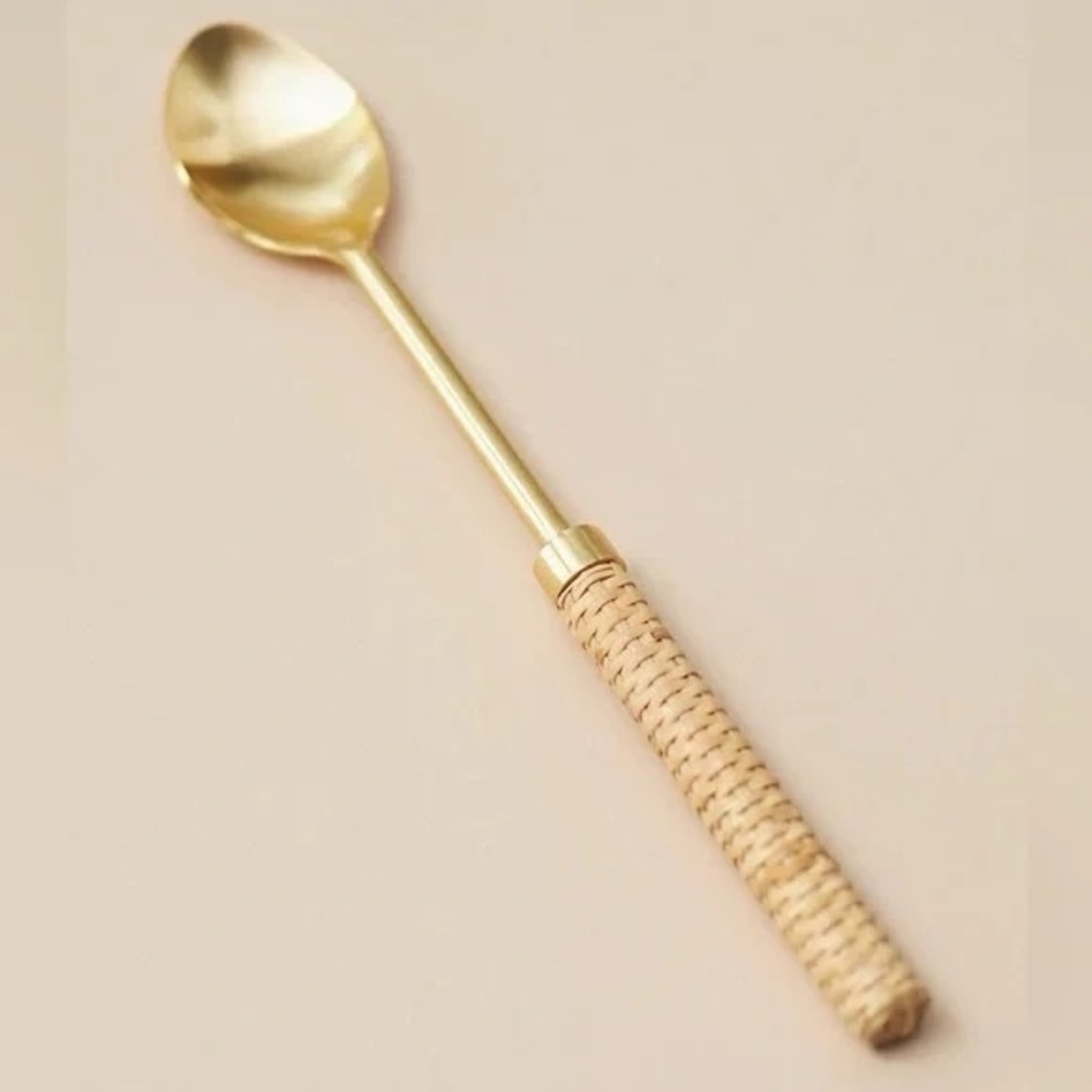 NWT Anthropologie Bundle Pauline Cocktail Spoon and  Abacaxi COCKTAIL Spoon - Picture 13 of 16